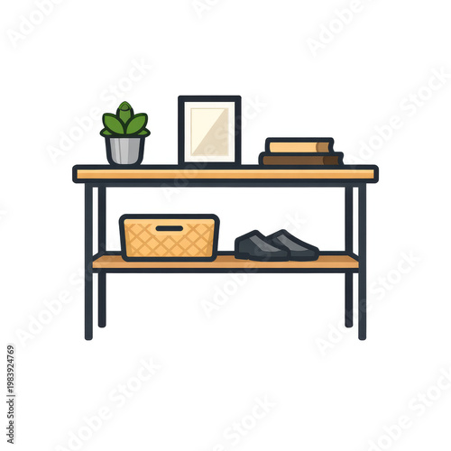 interior of living room with furniture