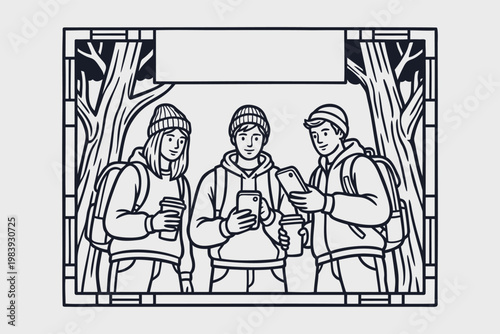 Grand Piano Player Concert Woodcut Style Illustration