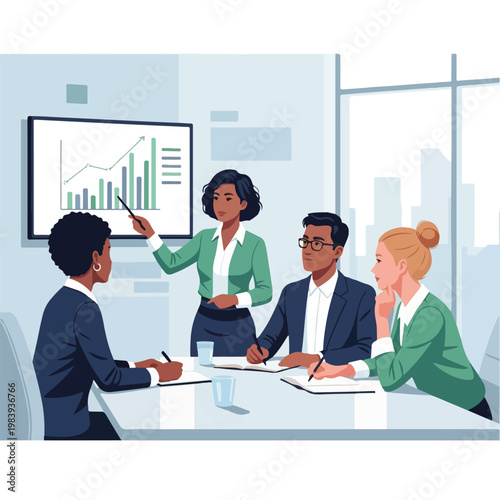 Business people in meeting discussion 7.