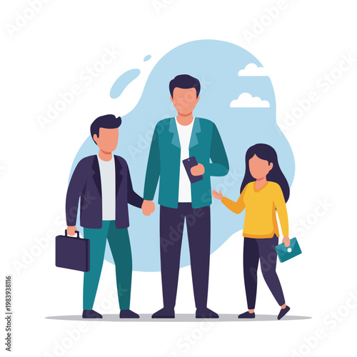 Business people shaking hands together.