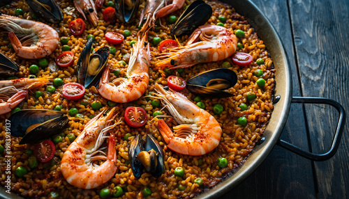 grilled shrimp with seafood