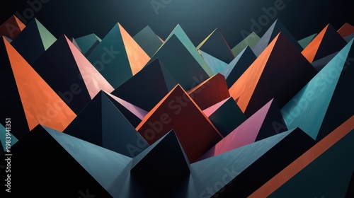 Abstract visualization of a neural network's weight distribution pattern