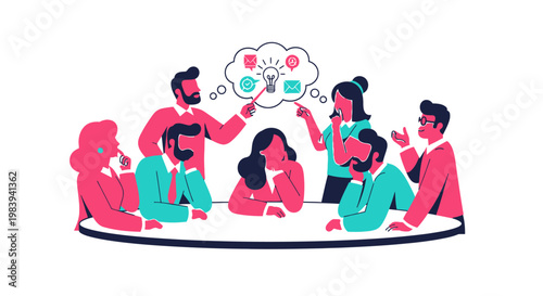 People sitting in a circle.