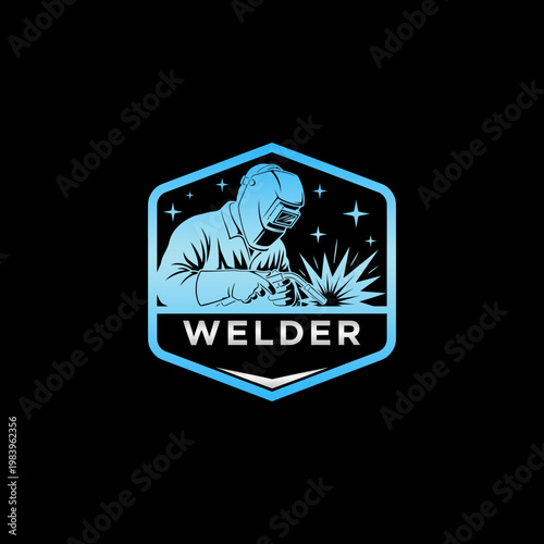 Welder Working on Metal Project.