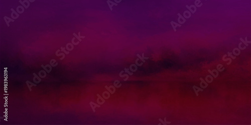 Abstract a mysterious cloud formation at dusk. The sky's palette shifts, blending deep reds and rich purples.