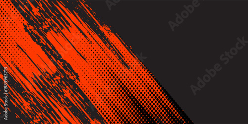 Panorama dark grey red slate background or texture. Panorama red slate background, Black blood red grunge or horror background. Old rough concrete distressed texture
