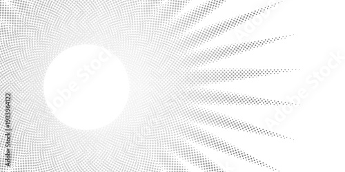 Abstract comic book flash explosion radial lines on transparent background. Vector illustration superhero design