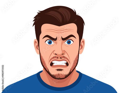 stress emotion icon, pressure expression, mental overload concept