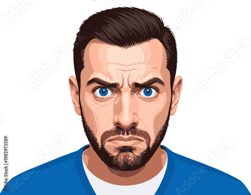 stress emotion icon, pressure expression