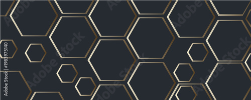 Latar belakang pola struktur segi enam logam, rendering 3d. Ilustrasi 3D.Print