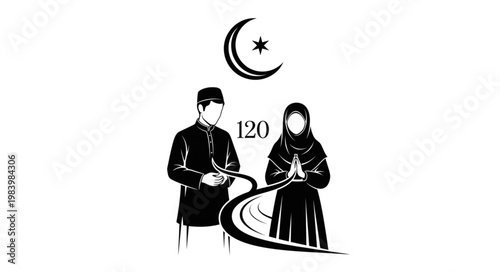 Islamic Wedding Ceremony - A Symbolic Representation of Unity and Faith.