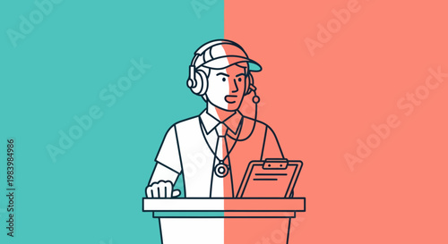 A sport coach giving athletic training advice on phone at desk