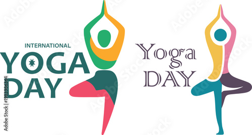 International Yoga Day vector