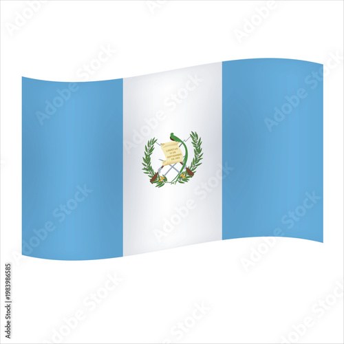 Guatemala flag vector illustration