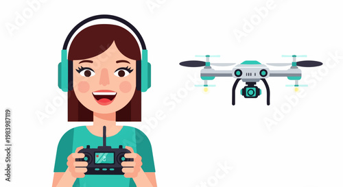 A fisherman enjoys lake fishing as a hobby and recreation with a cartoon character vector illustration.