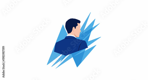 Cartoon character of a fisherman catching fish while lake fishing as an outdoor recreational hobby.