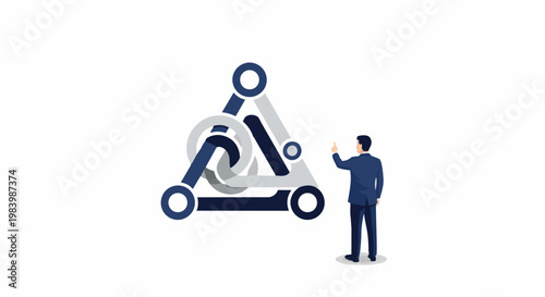 Cartoon character of a fisherman catching fish in a lake for recreation and hobby.