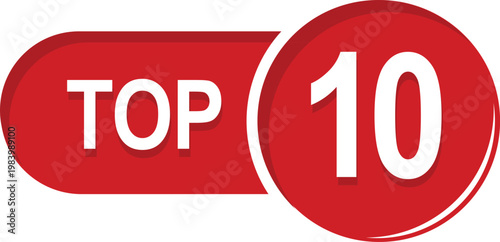 Top 10 mark sign winner award label red premium legacy icon design marketing round