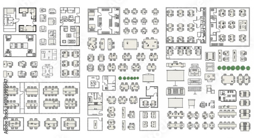 Architectural Floor Plans and Layouts Collection.