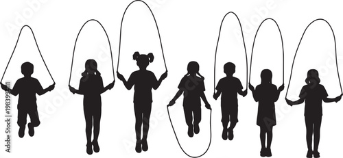 Kids Jumping Rope and Skipping Playground Set