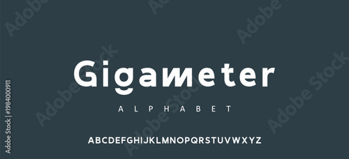 modern alphabet lowercase font. minimalist typography vector illustration design. modern alphabet font. Typography urban style fonts for sport, technology, digital, movie logo design