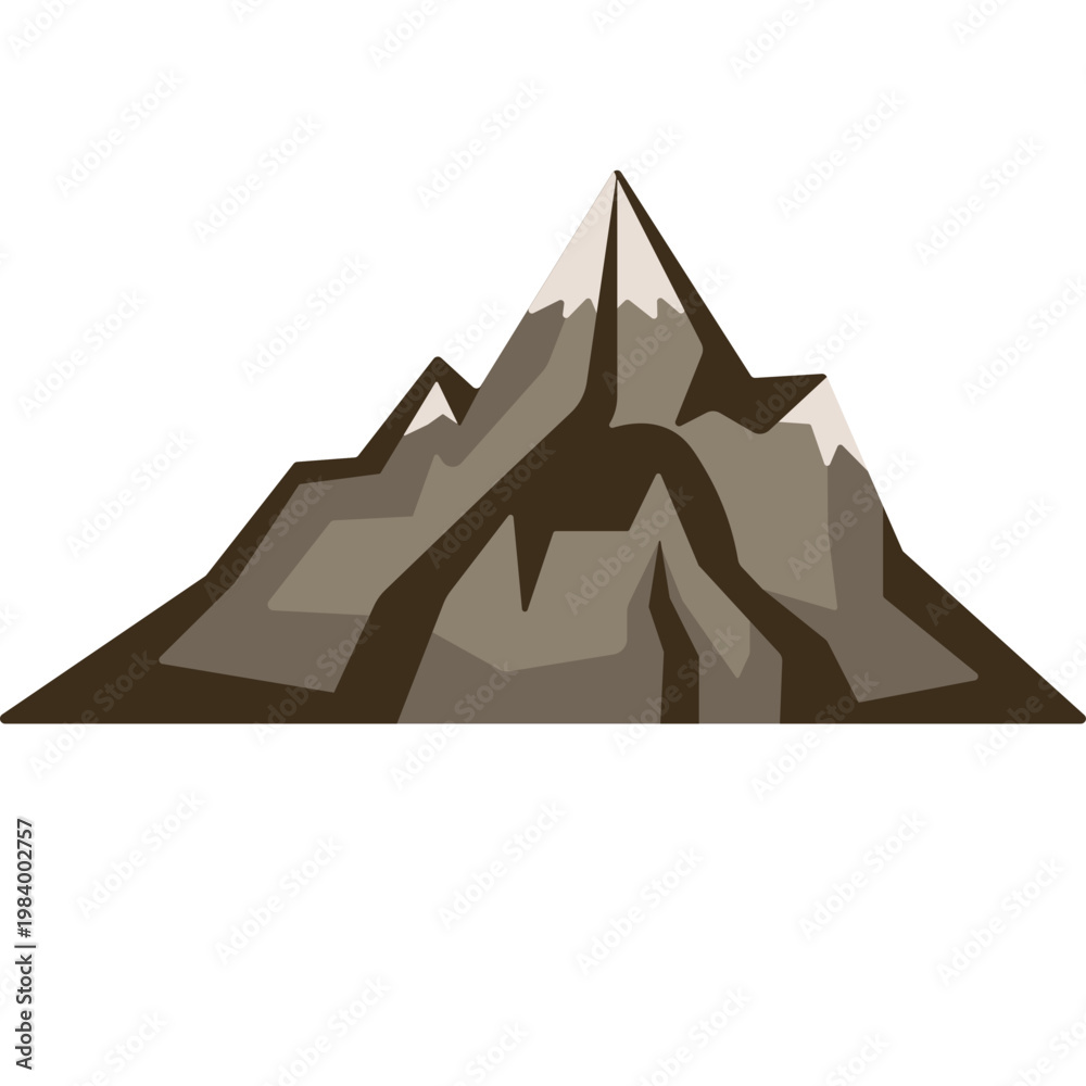 Fototapeta premium mountain illustration