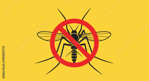 Stop the bite A symbolic image for World Malaria Day highlighting the crucial need for effective mosquito control and disease prevention efforts globally