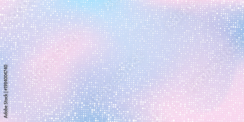Rectangle abstract dotted sky mesh gradient background blending soft pastel pink and light blue simple abstract art