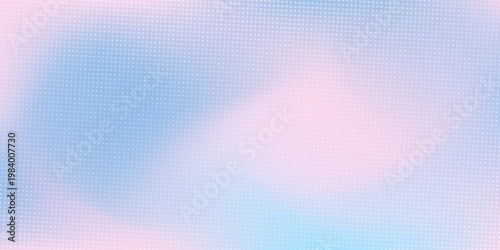 Dot vector sky mesh gradient background blending soft pastel pink and light blue simple abstract
