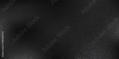 Vector rectangle black grainy texture with subtle film grain and soft light streaks creating a moody  minimalist abstract background. Perfect for elegant cinematic and distressed art modern