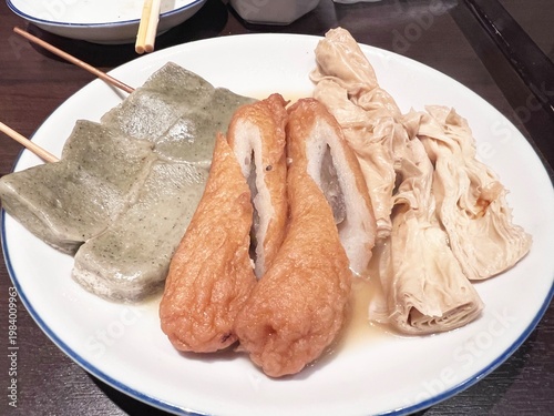おでん盛り合わせ ちくわぶ・がんも・湯葉入りの和風煮込み料理
