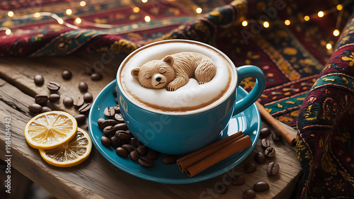 Whimsical Red Cup Coffee Charm