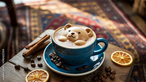 Whimsical Red Cup Coffee Charm