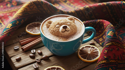 Whimsical Red Cup Coffee Charm