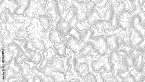 Topographic map lines background. Abstract vector illustration.