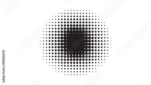 Halftone Dot Gradient Pattern for Retro Print and Modern Graphic Design
