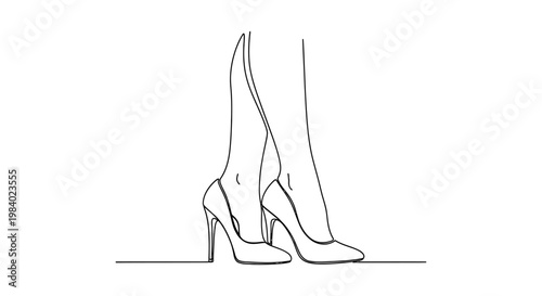 elegant womans legs in high heels sophisticated fashion pose