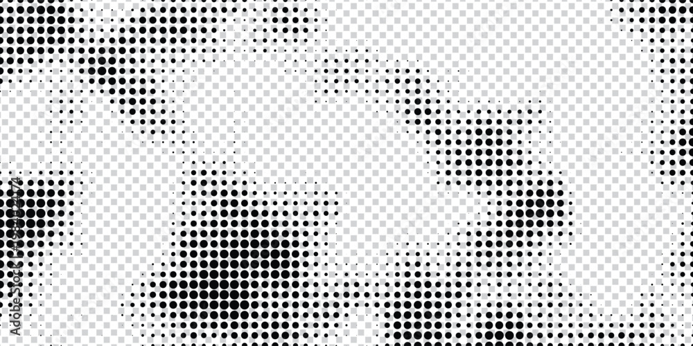 Fototapeta premium Modern light gradient halftone dots grunge wide background with clean composition, vibrant gradient blending and minimal noise texture, professional look, vector design