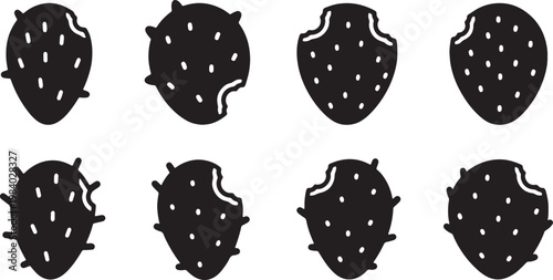 Prickly Pear Pads with Bite Marks