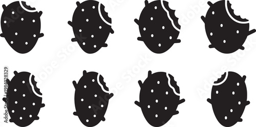 Prickly Pear Pads with Bite Marks