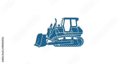 Bulldozer Construction Equipment Heavy Machinery.