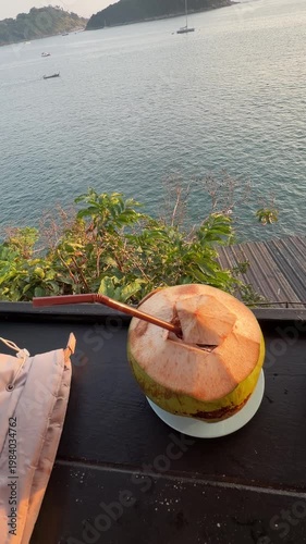 coconut near the sea lunch 