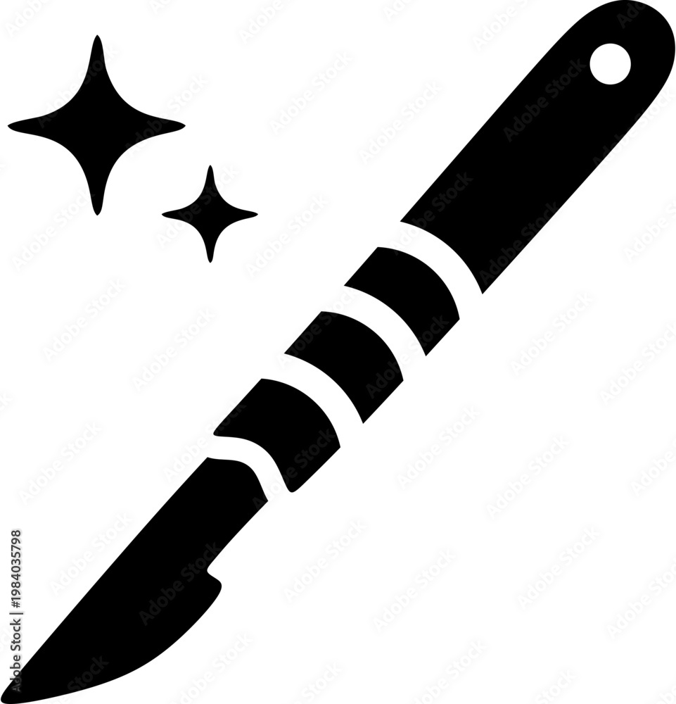 Naklejka premium Scalpel