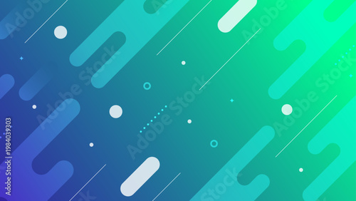 Beautiful teal and blue background with rounded diagonal elements and soft light effects for modern web design