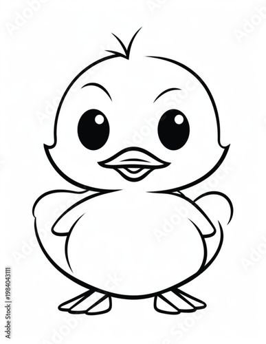 Cozy Farm Animal  Bold& Easy Coloring Pages For Kids