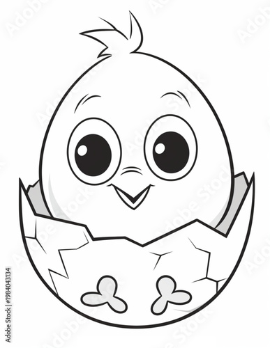 Cozy Farm Animal  Bold& Easy Coloring Pages For Kids