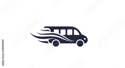 Speeding Minibus Logo