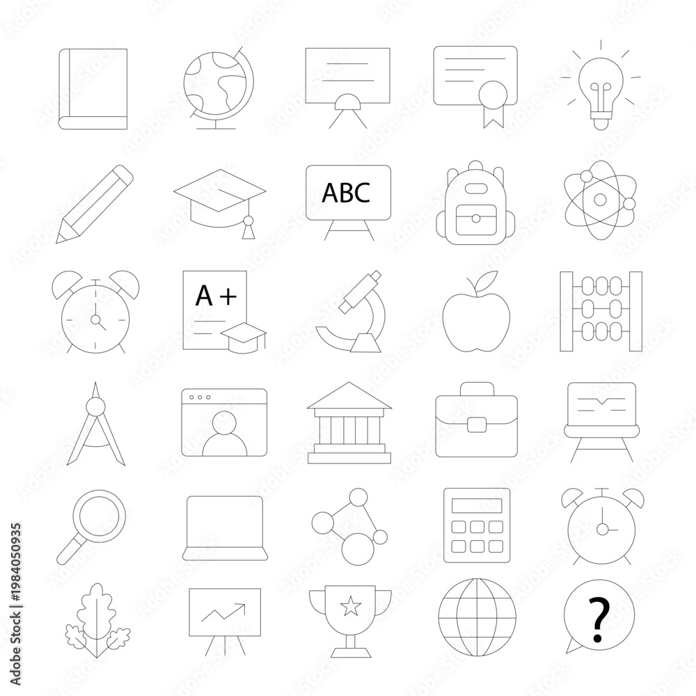 Fototapeta premium Education icon