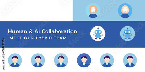 Human and ai collaboration introducing the hybrid team members