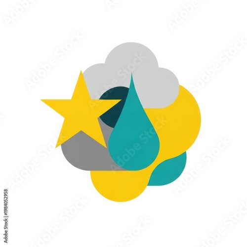 A whimsical illustration of a green and yellow pterodactyl in flight